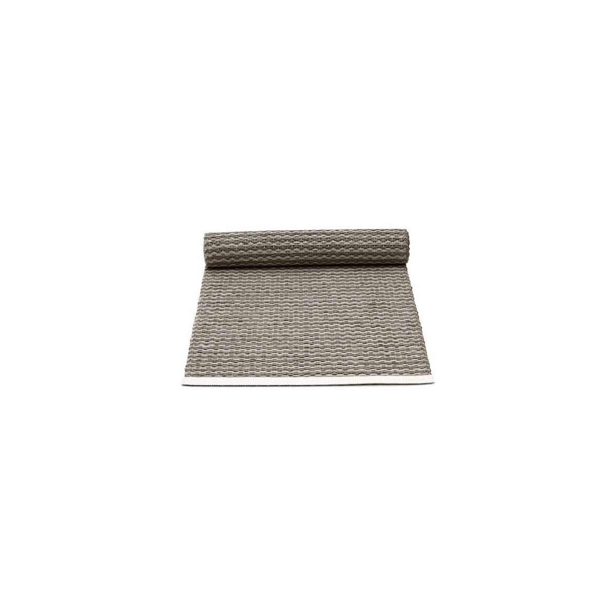 36x60cm - charbon / gris chaud - chemin de table Mono*