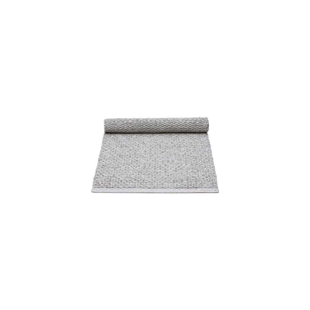 36x130cm - gris métallique / gris clair - chemin de table Svea*