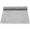 36x130cm - gris métallique / gris clair - chemin de table Svea*
