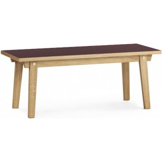 Burgundy - 42x100cm - Slice coffee table