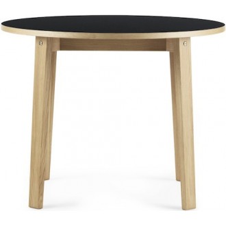 noir - Ø95cm - table ronde Slice