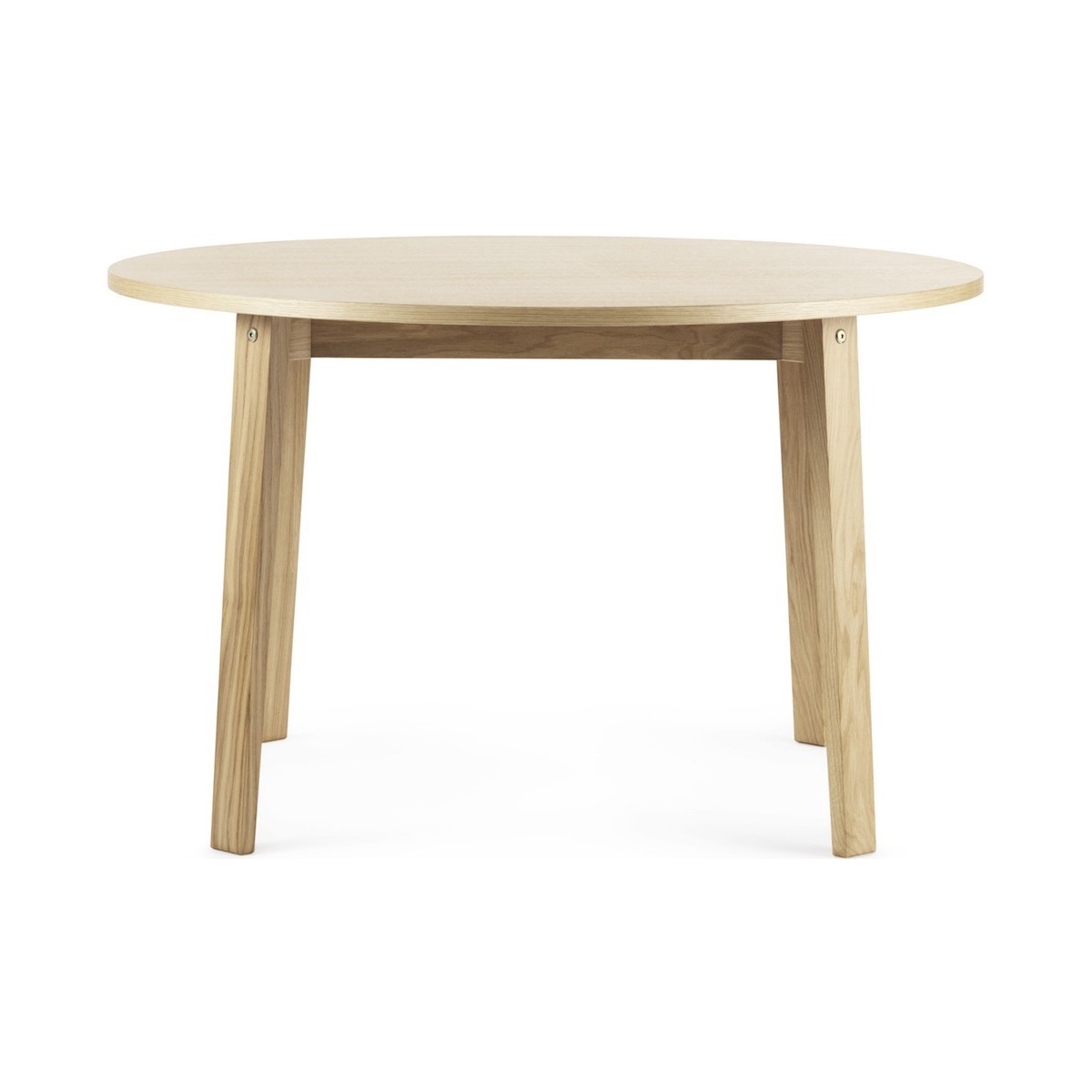 oak - Ø120cm - round dining Slice table