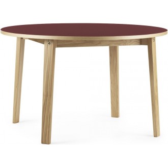 Burgundy - Ø120cm - round dining Slice table