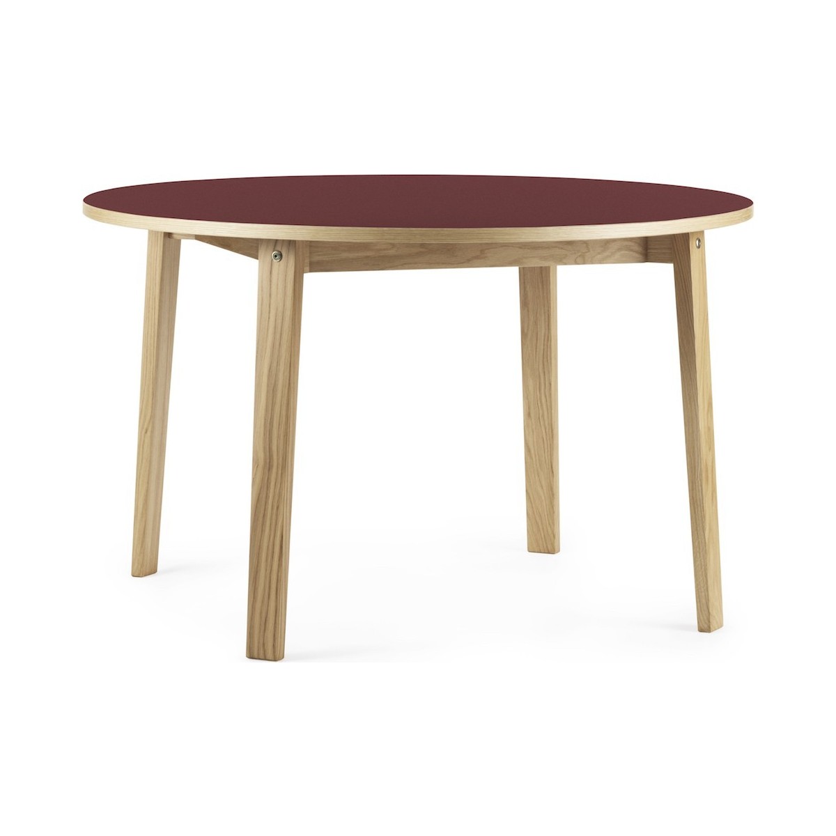 Burgundy - Ø120cm - round dining Slice table