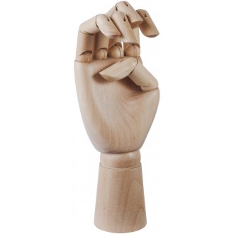 S - wooden hand