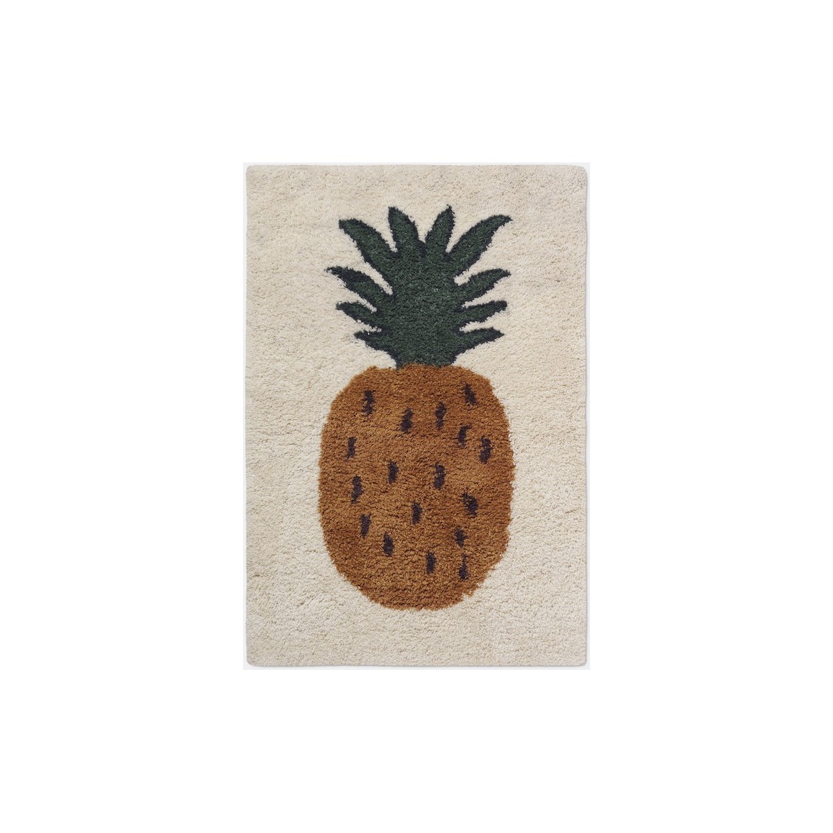 large - pineapple - Fruiticana tufted rug