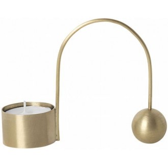 brass - Balance tealight holder