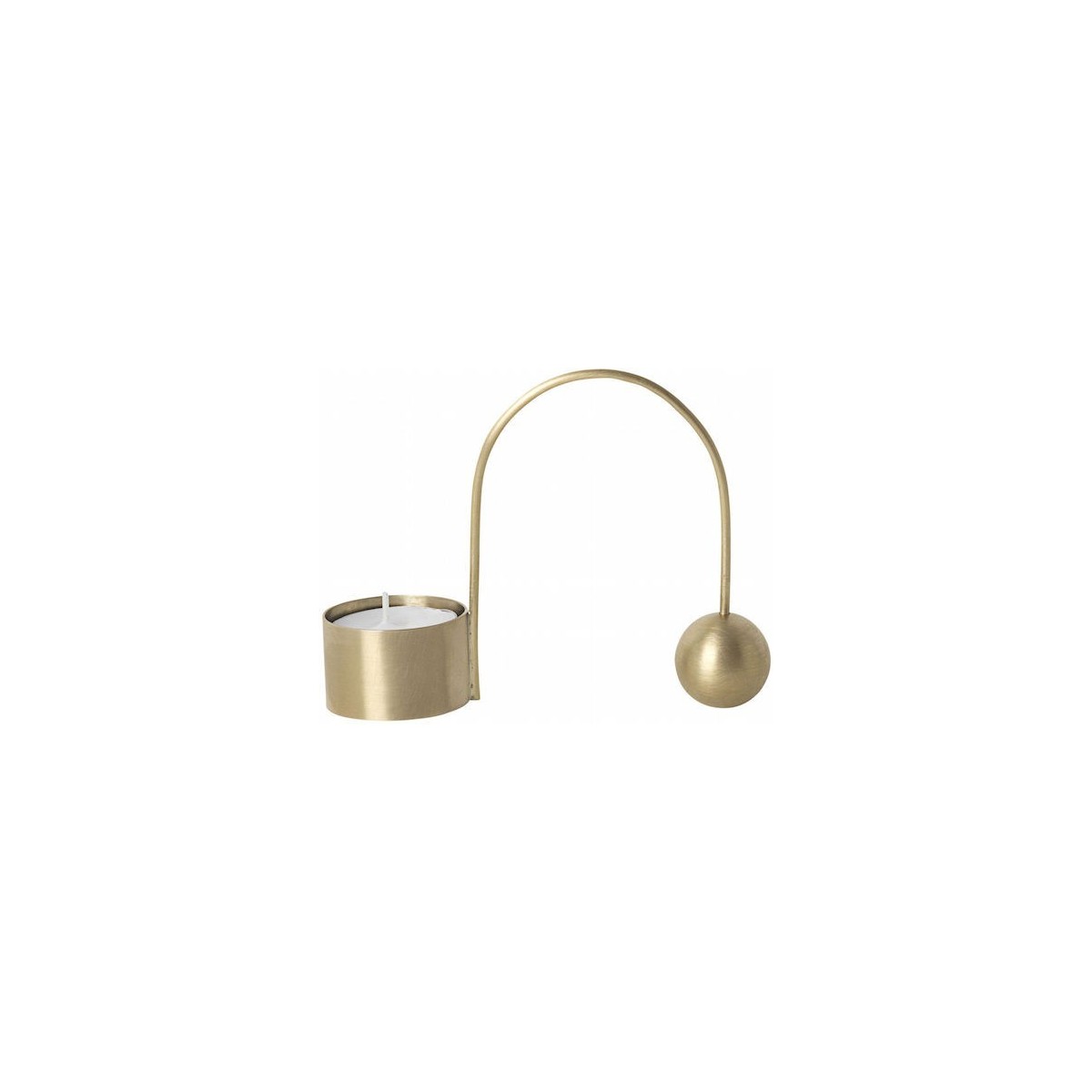 brass - Balance tealight holder