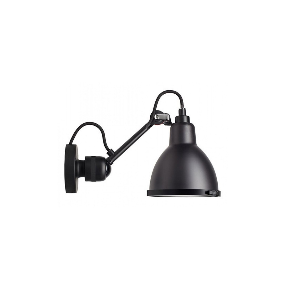 black / black - Gras 304 bathroom - CL I - wall lamp