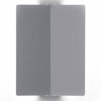 aluminium anodisé - applique à volet pivotant plié