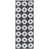 70x100 cm - beluga - Flower - plastic rug