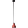 black / round red - Gras 300 - ceiling lamp