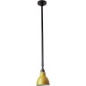 black / round yellow - Gras 300 - ceiling lamp