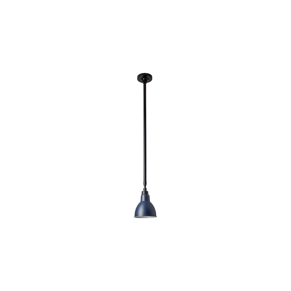 black / round blue - Gras 300 - ceiling lamp