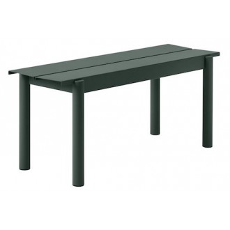 bench 110 dark green - Linear Steel