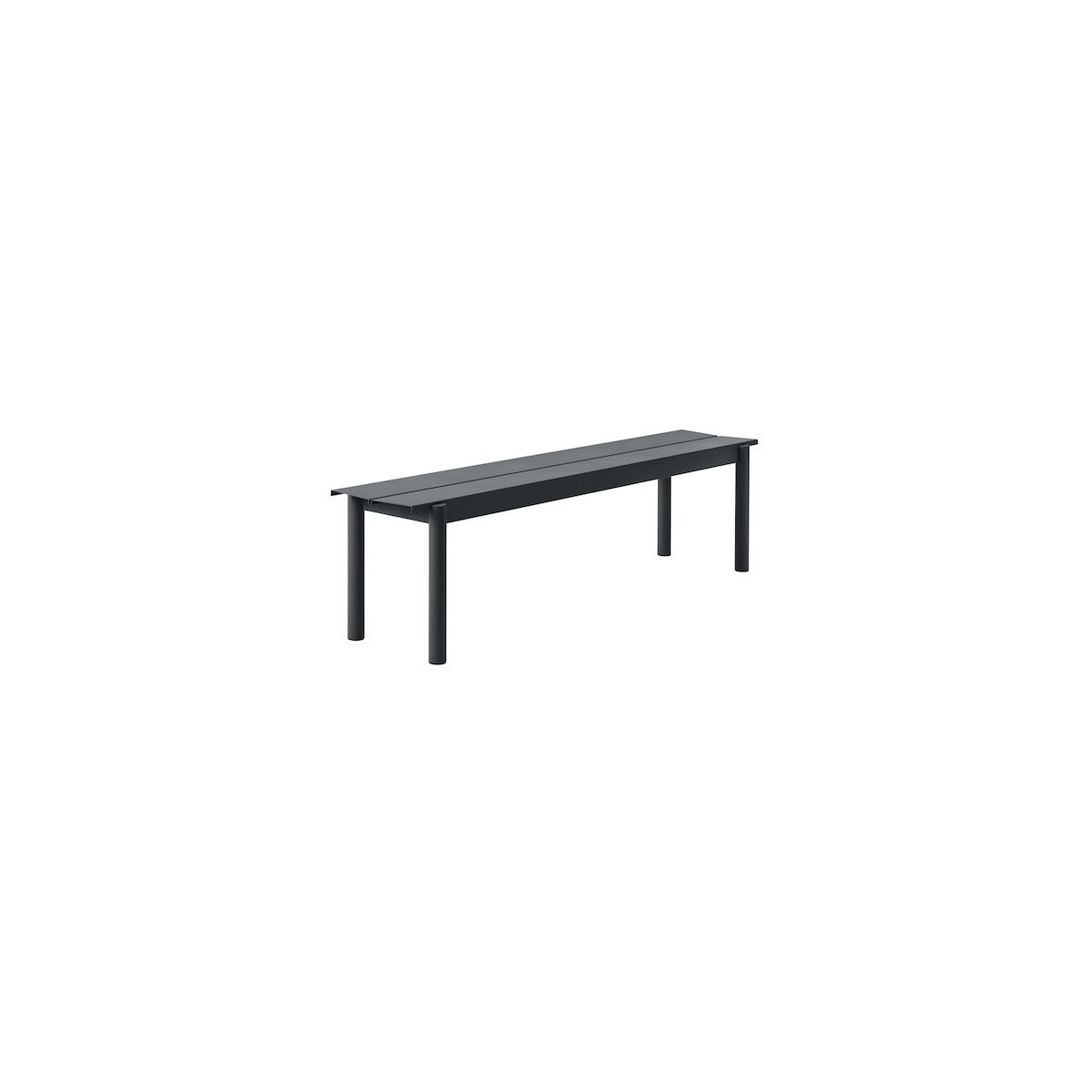 bench 170 black - Linear Steel