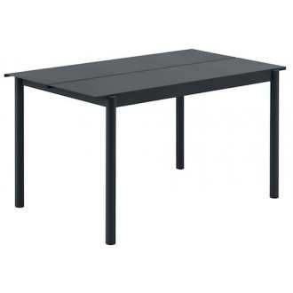 table 140 black - Linear Steel