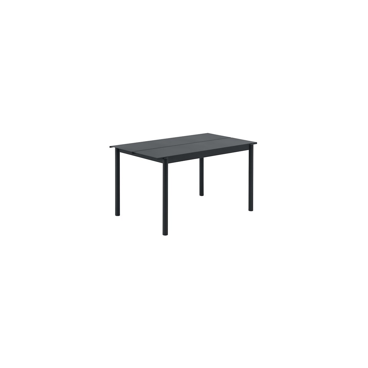 table 140 black - Linear Steel