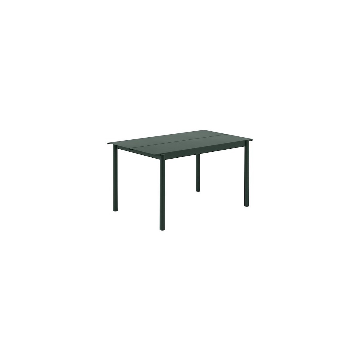 table 140 dark green - Linear Steel