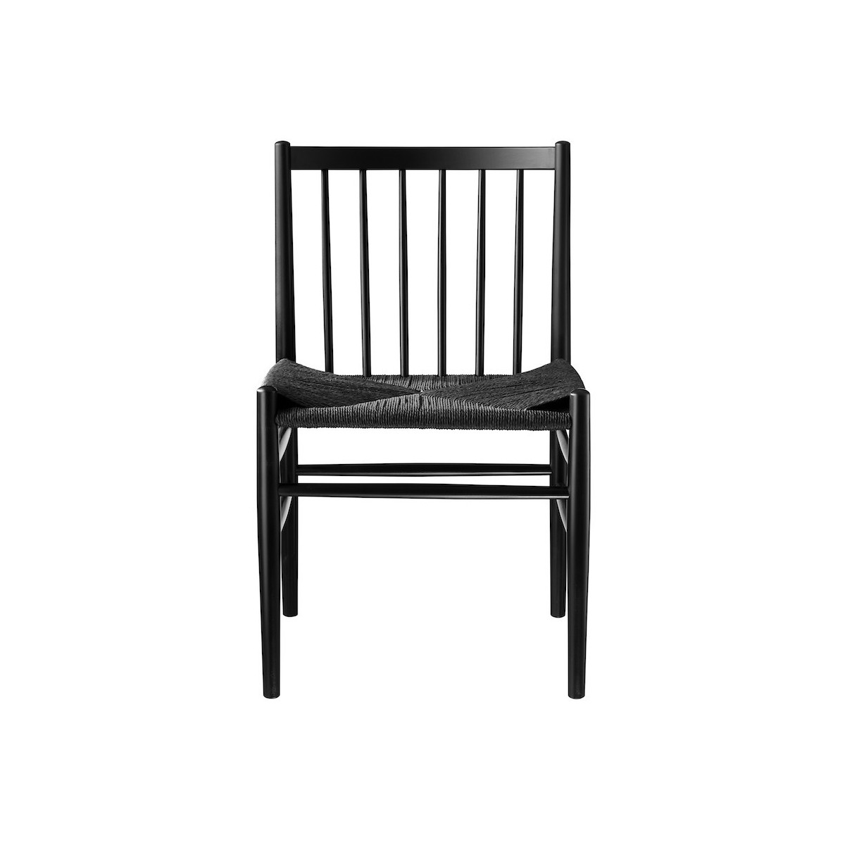 cordage noir / hêtre noir - chaise J80
