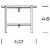 Ø62cm - PP35/62 Tray table
