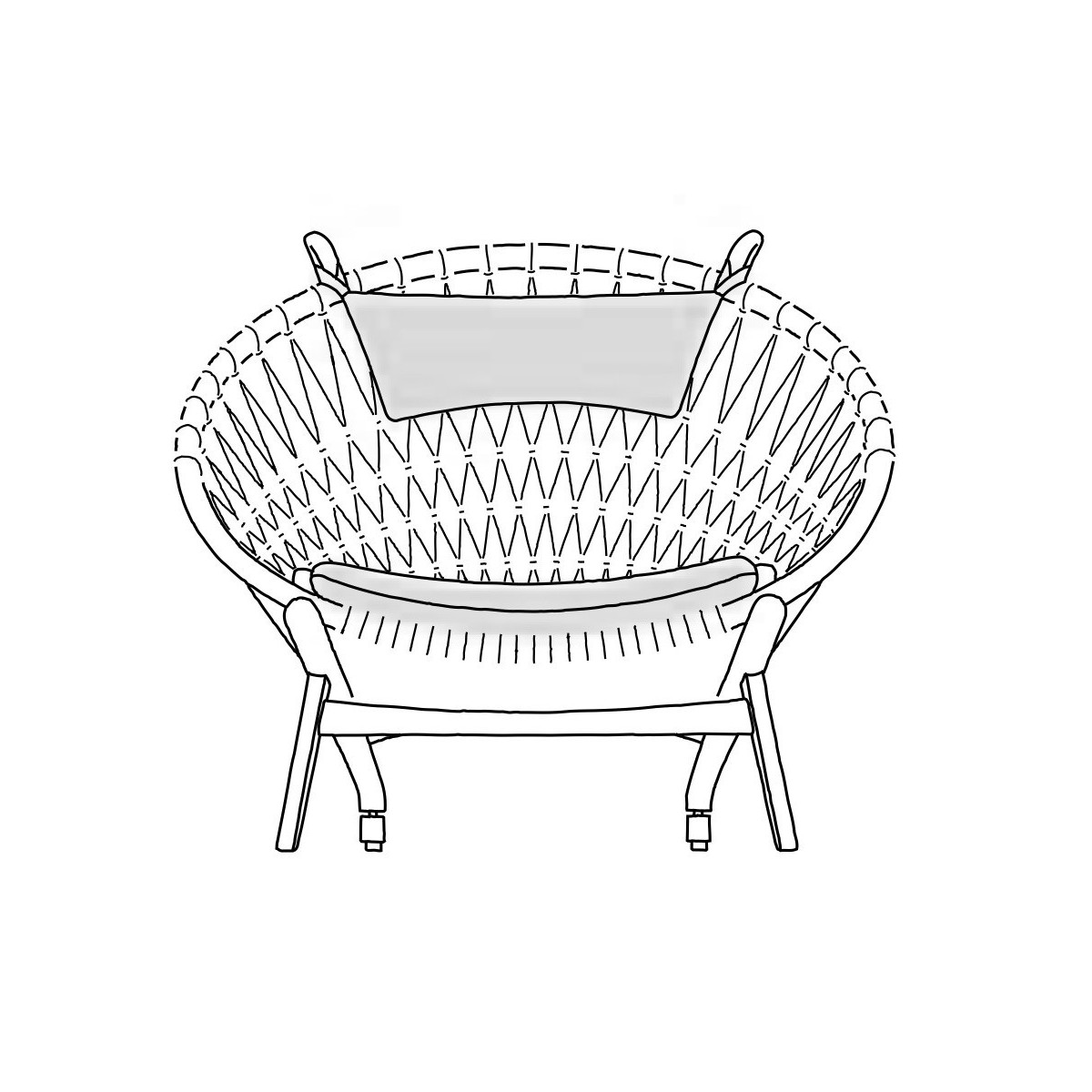 Circle chair oak - PP130