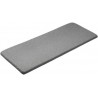 grey - seat cushion Radius bench - Large