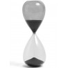 Ø7,5 x H19,5 cm - black - Time Hourglass