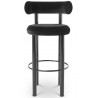 Cassia 09 velvet - Fat bar stool