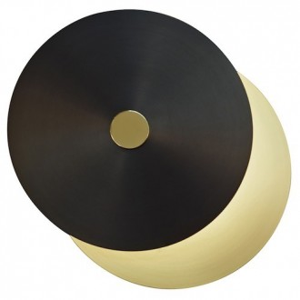 Ø28cm - satin brass/graphite - Eclipse XS - wall lamp