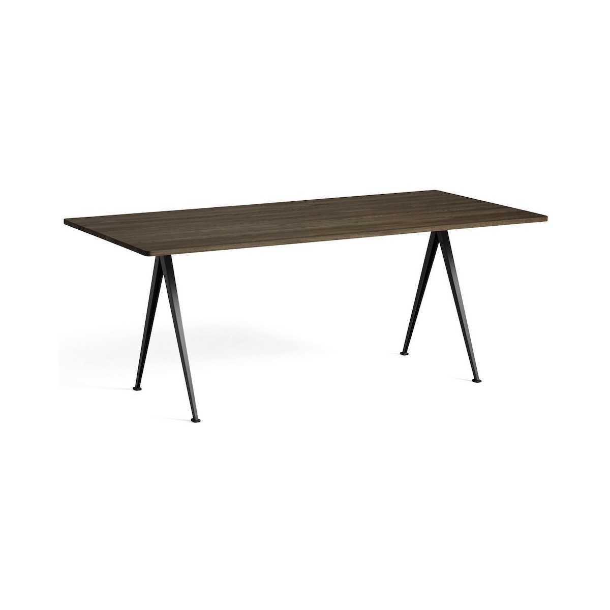 L190 - smoked oiled oak - Pyramid table 2