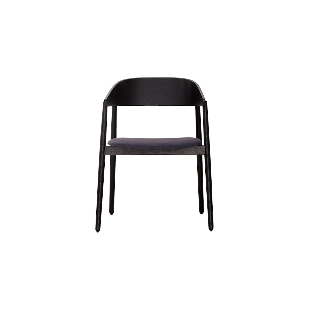 breeze fusion 4502 seat - black lacquered oak - AC2 chair
