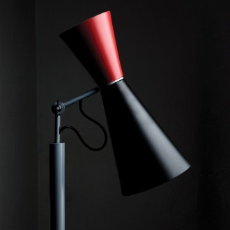 black/red - Parliament floor lamp