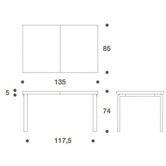 97 extendable table