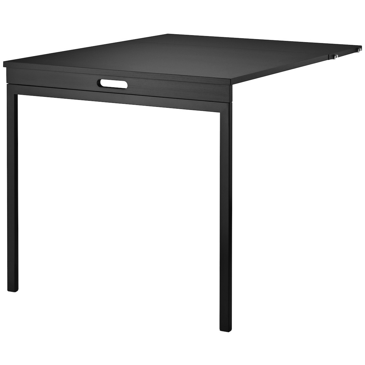 Table Pliante - Frêne teinté noir/Noir