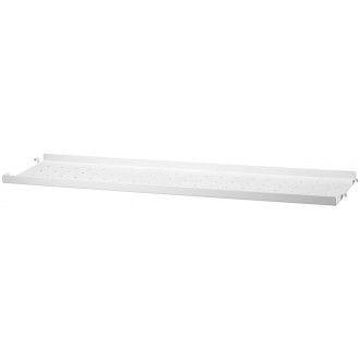 78x20cm - metal shelf, low edge - white