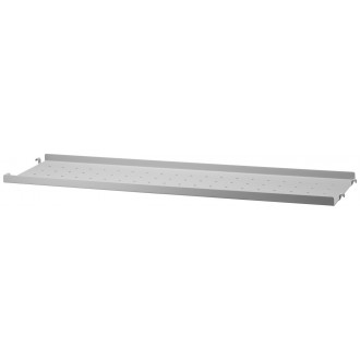 78x20cm - metal shelf, low edge - grey