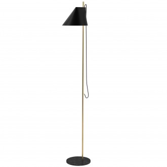 black / brass / marble - floor lamp - Yuh