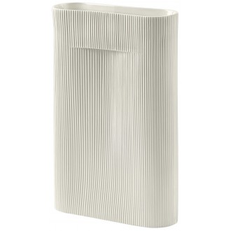 H48,5cm - off white - Ridge vase - L