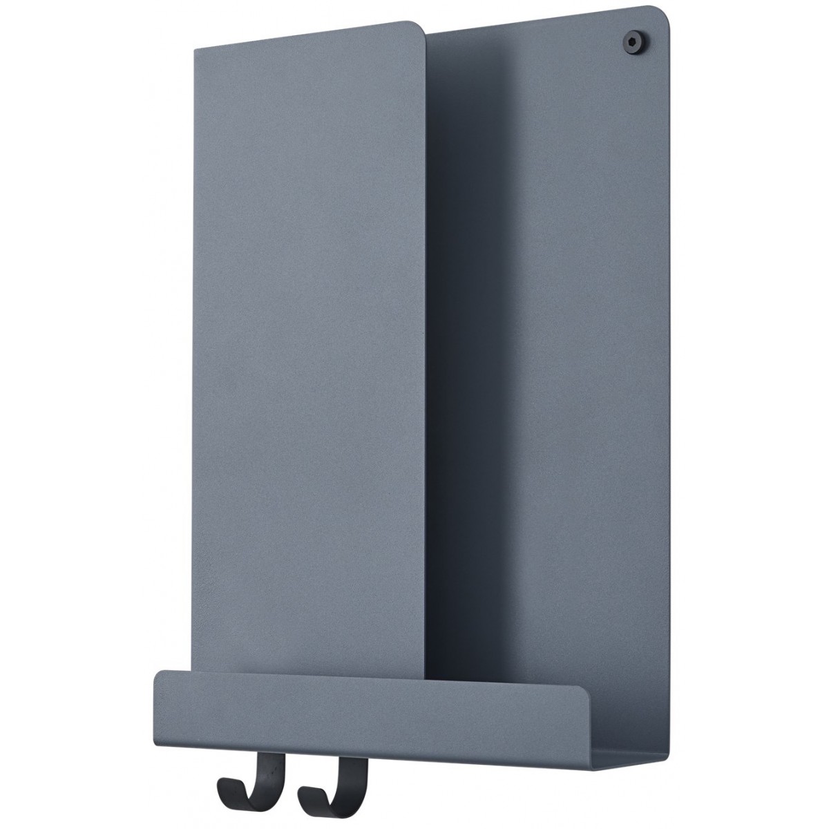 Folded shelf - L29,5 x P8 x H40 cm - bleu gris