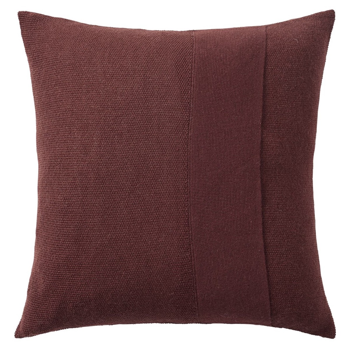 Layer cushion - 50 x 50 cm - burgundy