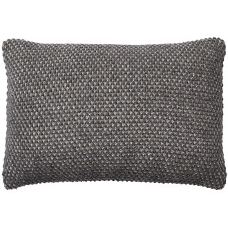 Twine cushion - 60 x 40 cm - dark grey