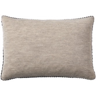 Twine cushion - 80 x 50 cm - dark grey