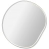 brass - small Pond mirror - W52 x H50 x D1,5 cm