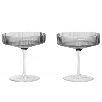 2 x Champagne saucers...