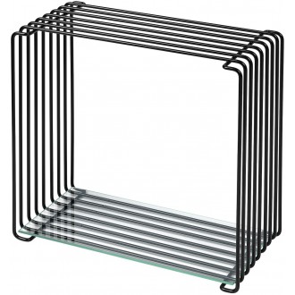 Glass – 33 x P18,8 cm – interior plate + 4 shelf supporters - Panton Wire