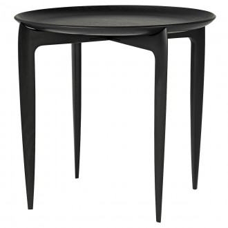 Ø45 - black oak - Foldable Tray Table
