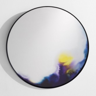 large Francis mirror - blue & purple