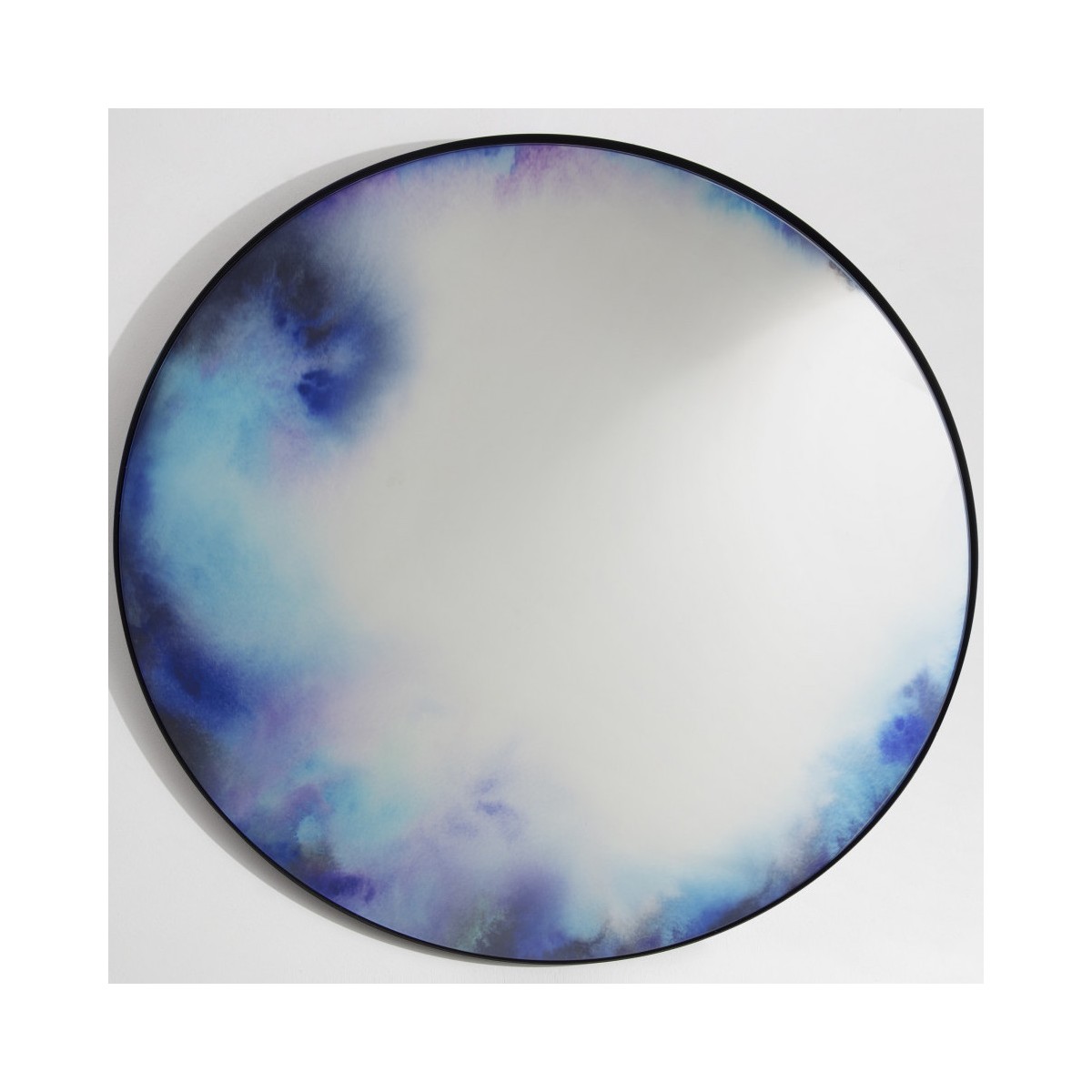 extra-large miroir Francis - bleu & violet