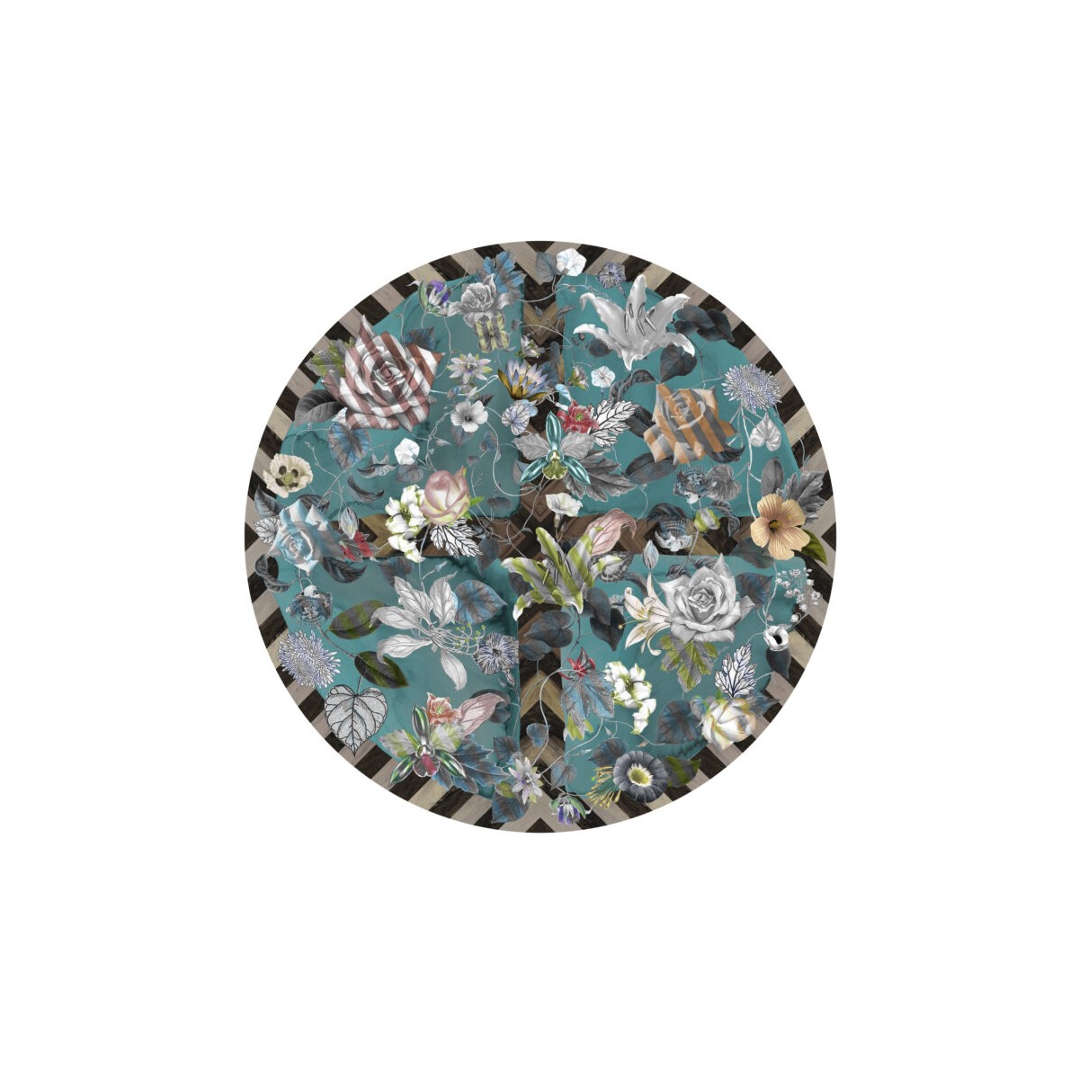 Malmaison rug - Aquamarine - Ø250 cm